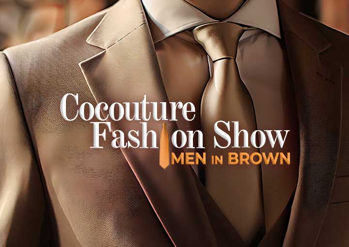 Men in Brown: Celebrity Cocouture Fashion Show