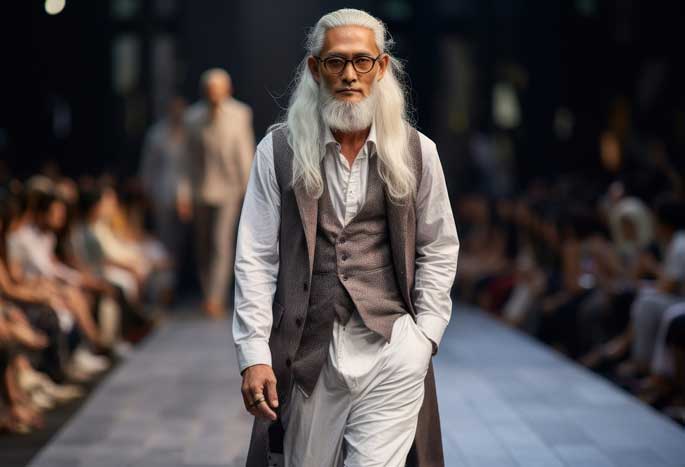 Men in Brown: Celebrity Cocouture Fashion Show