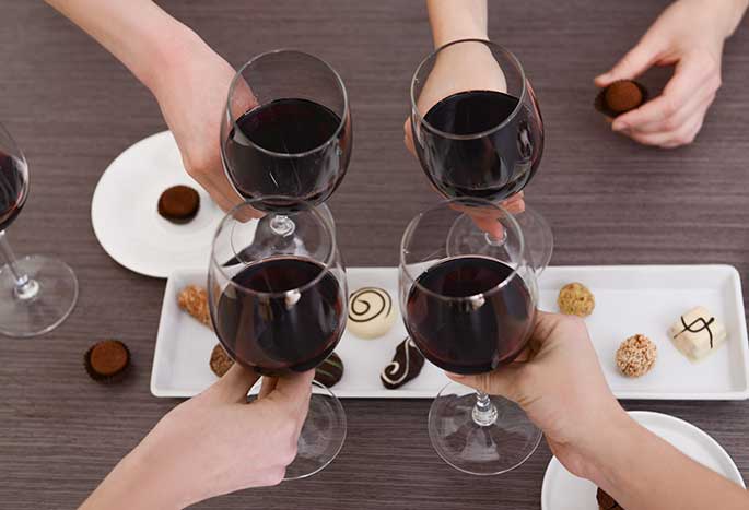 Wine + Chocolate Pairing